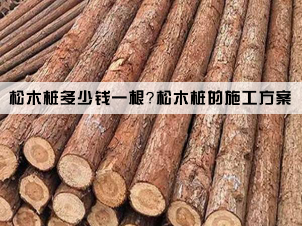 松木樁多少錢一根？